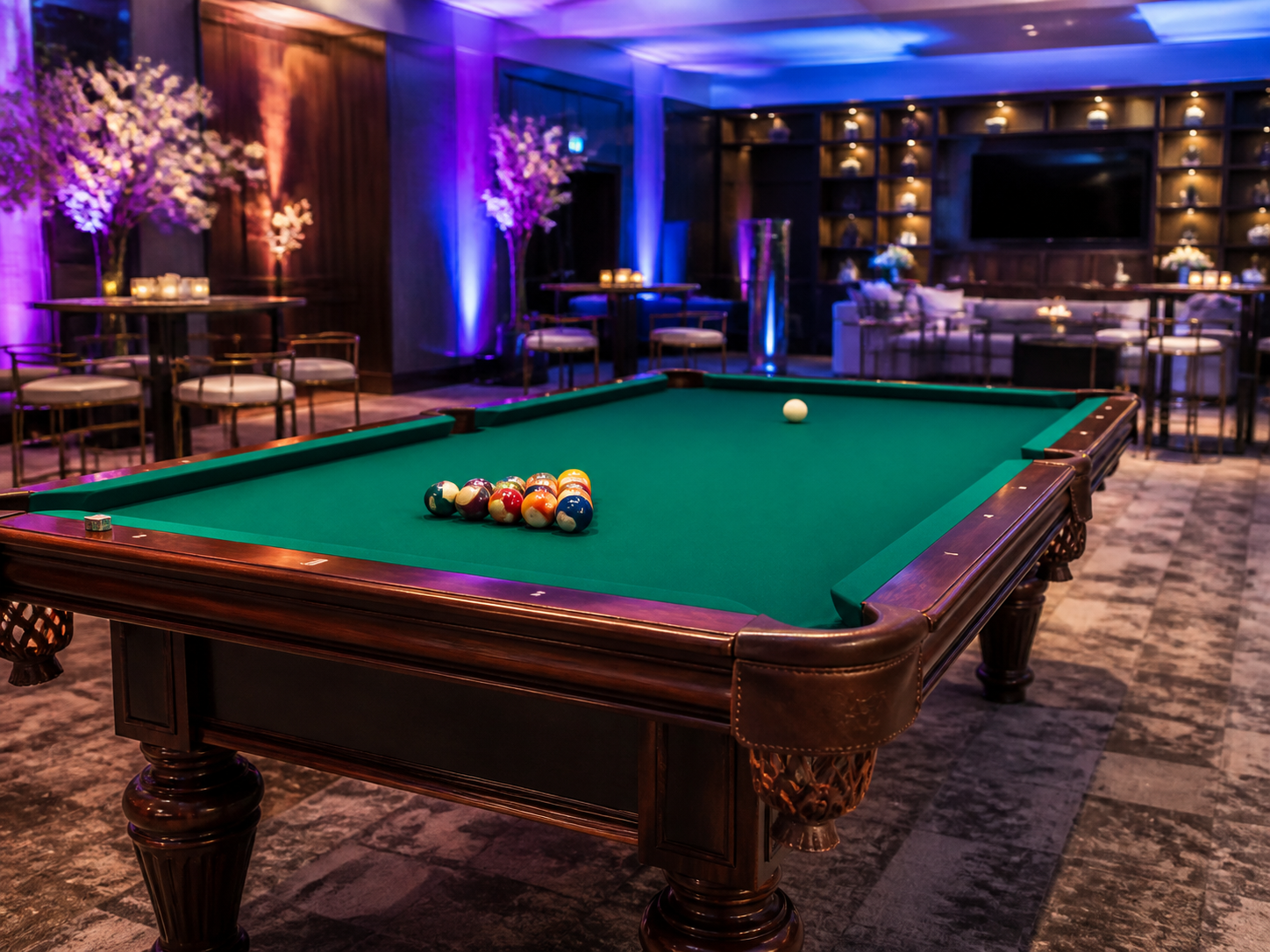 Mesa de billar profesional para eventos